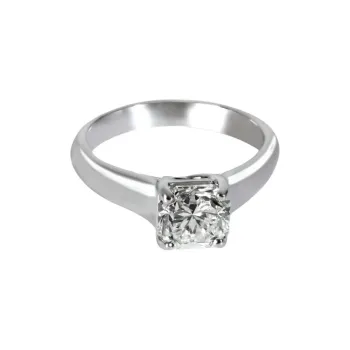 TIFFANY & CO. Platinum Lucida Diamond Engagement Ring