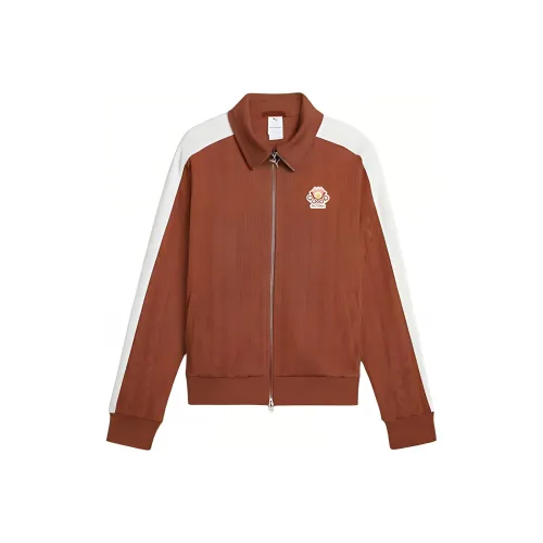 PUMA PALOMO SPAIN T7 Jackets Coats Unisex Teak Red