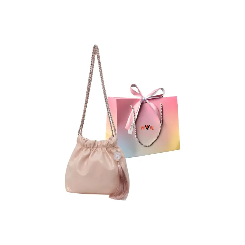 Yalu PU Crossbody Bag, Shoulder Bag Women's Black/Ecru/Silver/Pink-21