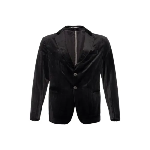 EMPORIO ARMANI SS22 Business Suits Coats Men's Black