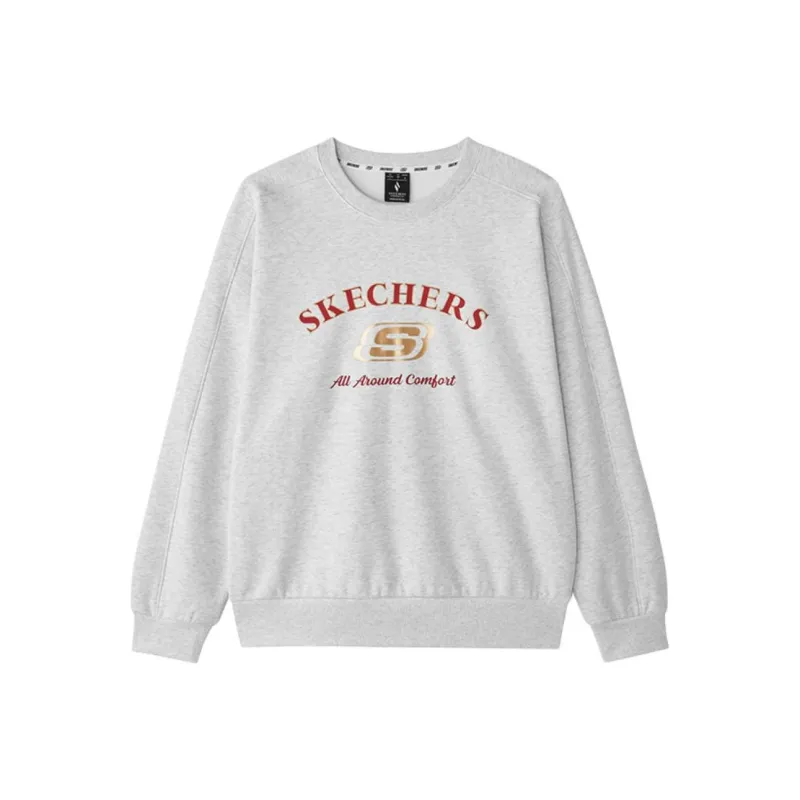 Skechers Sweatshirt Unisex Light Heather Gray-0