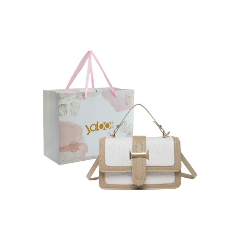Yalu PU Handbag Unisex White/Black/Red/Green/Brown-0