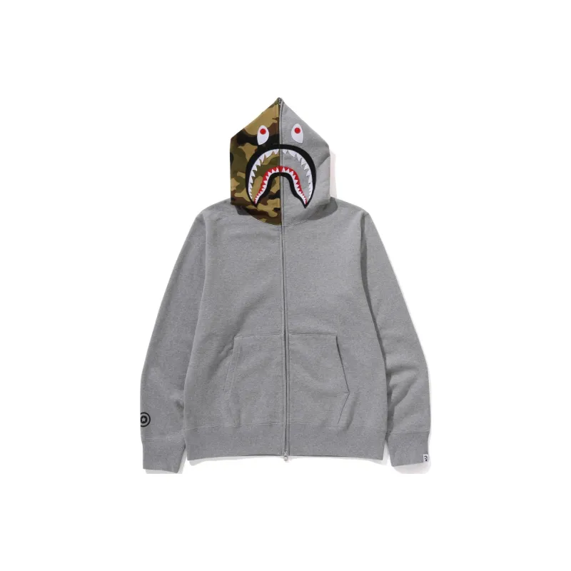 Bape Swarovski Shark Full Zip Hoodie-0