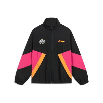 LiNing CBA Collection Professional Basketball Collection Jacket Men's Black