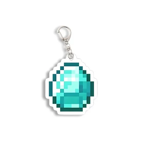 LuluCanaan Acrylic Keychains Unisex-3