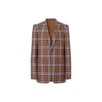 Burberry Business Suits Coats Men's Dark Birch Brown