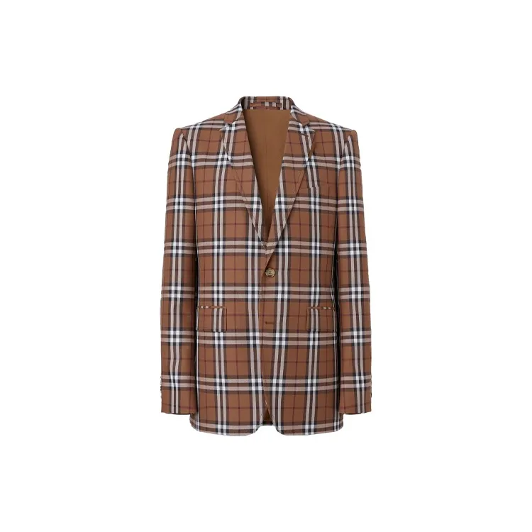 Burberry Business Suits Coats Men's Dark Birch Brown-0