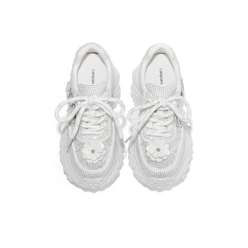 CARDANRO Small sized Sky Vegetables Low Top Chunky Sneakers Women's-4