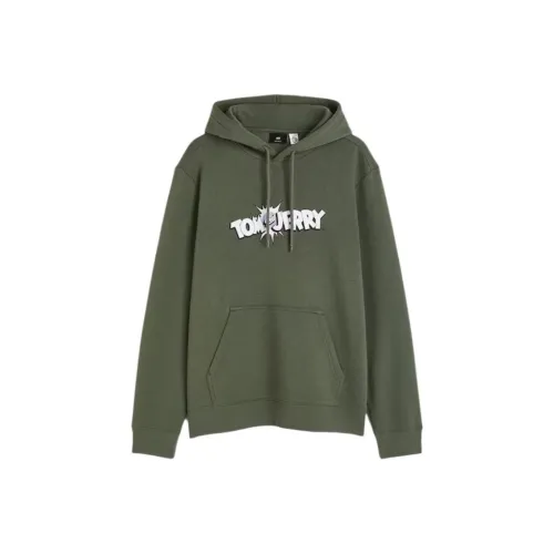 H&M Sweatshirt Men's Dark Green/Tom And Jerry