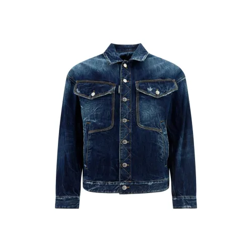 DSQUARED 2 Semplice Carpenter Distressed Jean Jacket