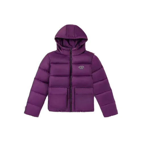 Vans Puffer Jackets Unisex Purple