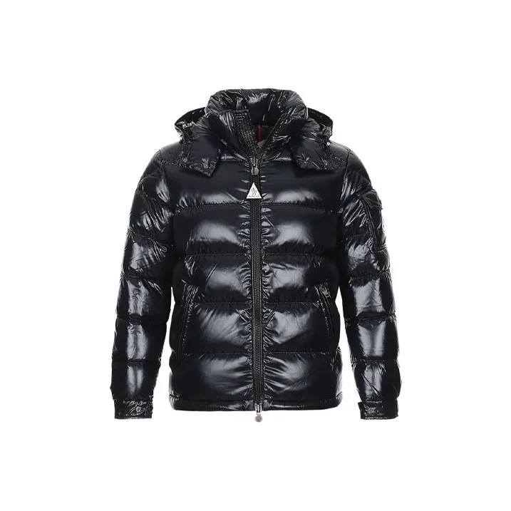 Moncler Maya Hooded Puffer Shiny Jacket-0