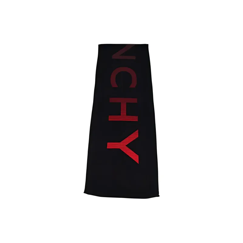 Givenchy Wool Gradient Logo Scarf-1