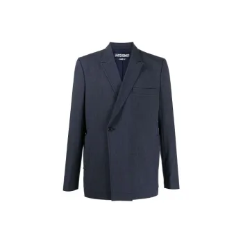 Jacquemus Business Suits Men Blue