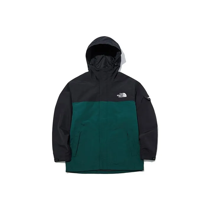 THE NORTH FACE Waterproof And Breathable Windbreaker Jacket Unisex Green-0