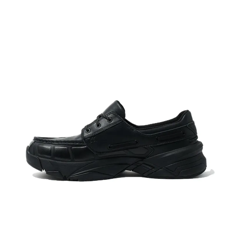 FILA REPLICA Anti Slip Wear Resistant Low Top Casual Shoes Unisex Black-2