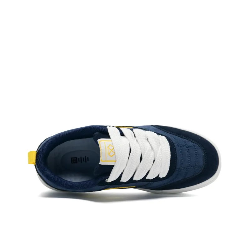 Circle Small Slip Resistant Lightweight Breathable Moisture Wicking Low Top Skateboard Shoes Unisex-4