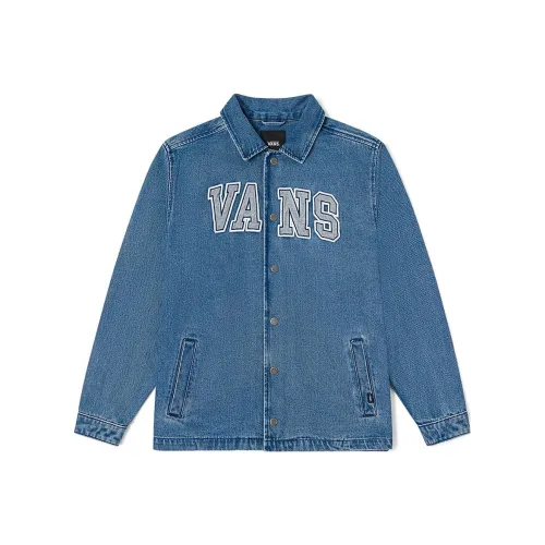 Vans Denim Jackets Men Washed Blue
