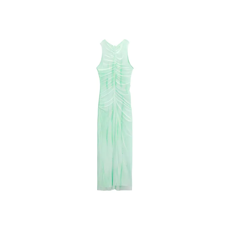 ZARA Sleeveless Dresses Women's Apple Green-1