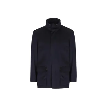 Loro Piana High Neck Long Sleeved Jacket