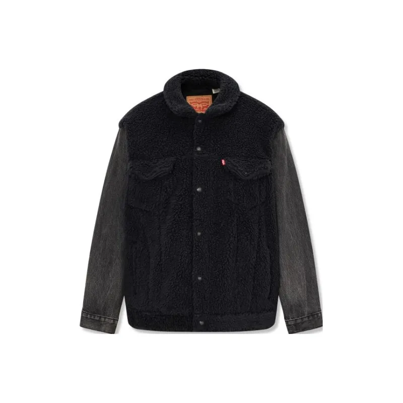 Levi's Denim Jacket Men's Black Gray-0