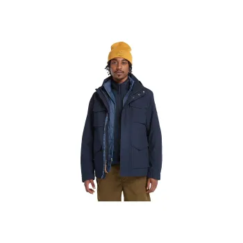 Timberland Windbreaker Jackets Men Navy Blue