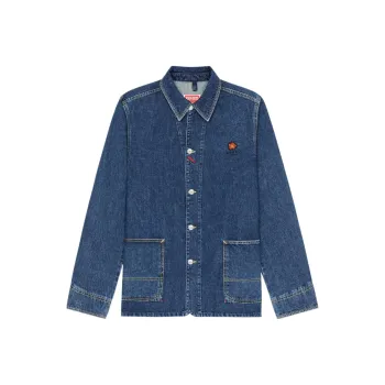 KENZO X Nigo Boke Flower Crest Denim Workwear Jacket