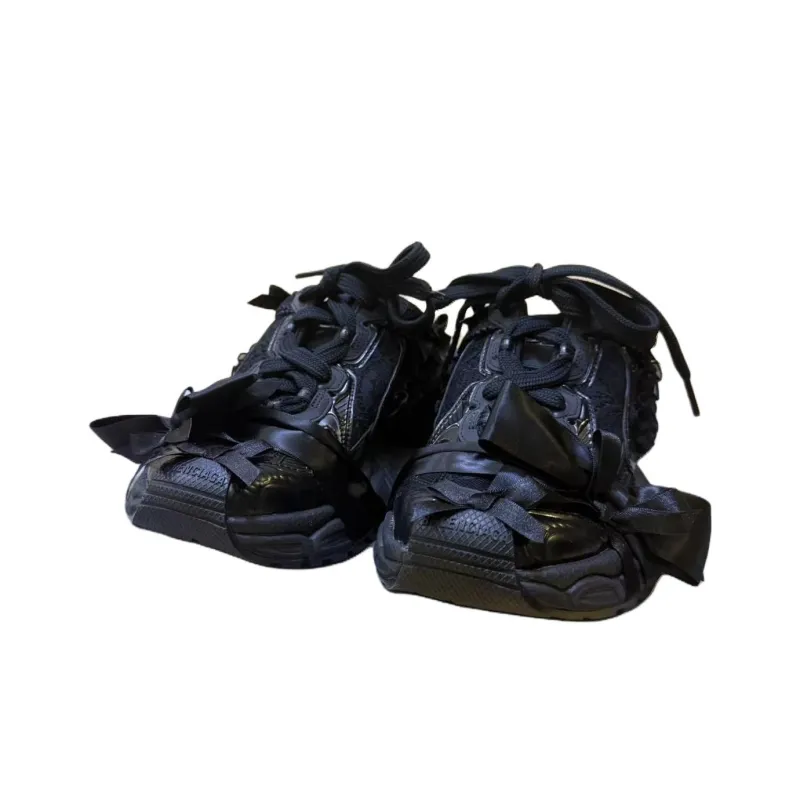 Balenciaga 3XL Low Top Chunky Sneakers Women's Black-3