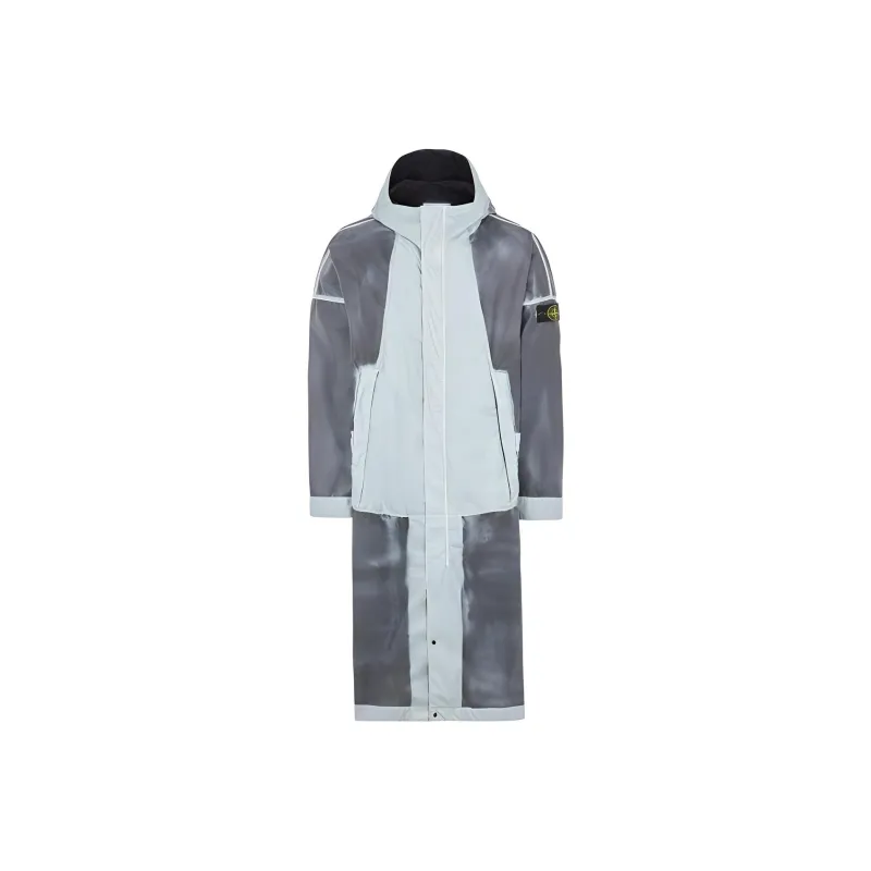 STONE ISLAND STONE ISLAND Hand Sprayed SS23 Jackets & Coats Men's Sky Color-0