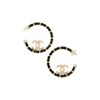 CHANEL 2022 Cc Chain detail Earrings