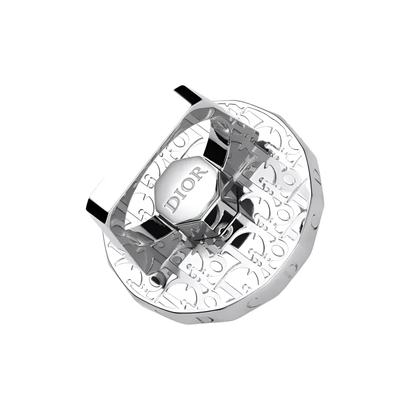 DIOR Brass Phone Accessories Unisex Silver-1