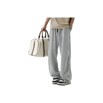 SXSY Knitted Sweatpants Unisex Black White