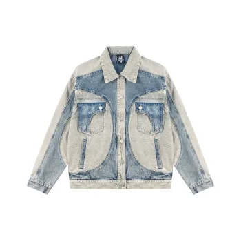 XINYINSU Denim Jacket Unisex Blue