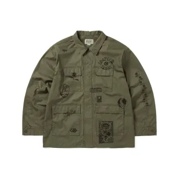 Thisisneverthat X Grateful Dead Jackets Unisex Green