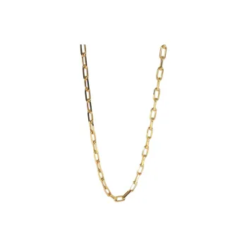 Cartier 18K Yellow Gold Santos De Cartier Chain Necklace