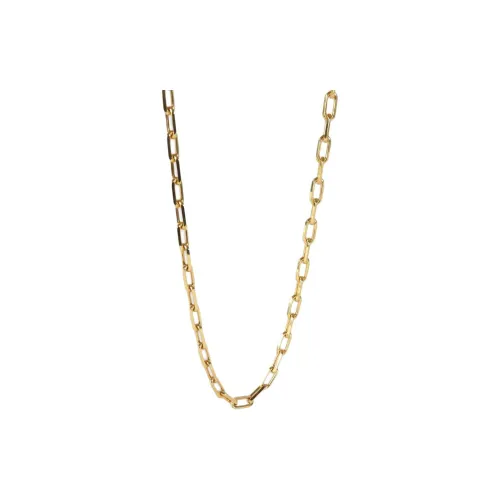 Cartier 18K Yellow Gold Santos De Cartier Chain Necklace