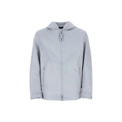 OFF WHITE Quote Zip Up Hooded Windbreaker