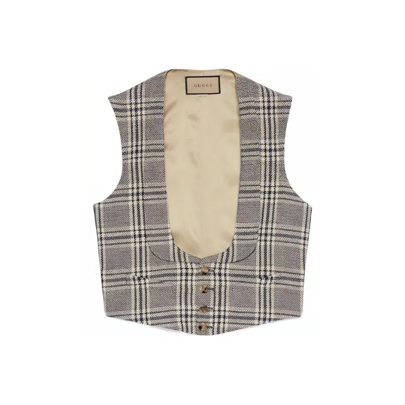 GUCCI Gucci X Harry Styles Co-branded FW22 Vest Men's Gray-0
