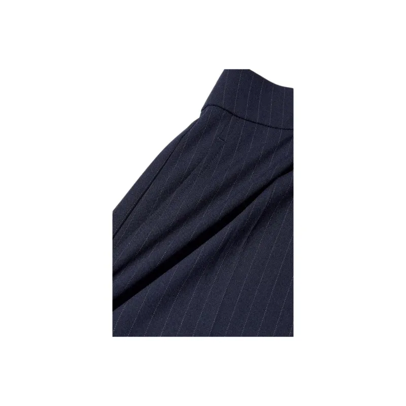 UNIQLO Suit Trouser Women's Navy Blue-3