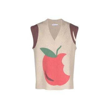 JW Anderson Apple motif Knitted Vest