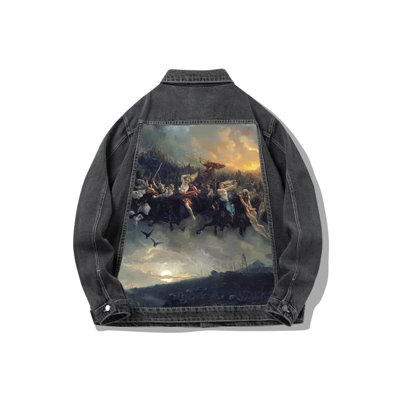 BEENTRILL Denim Jackets Unisex-2