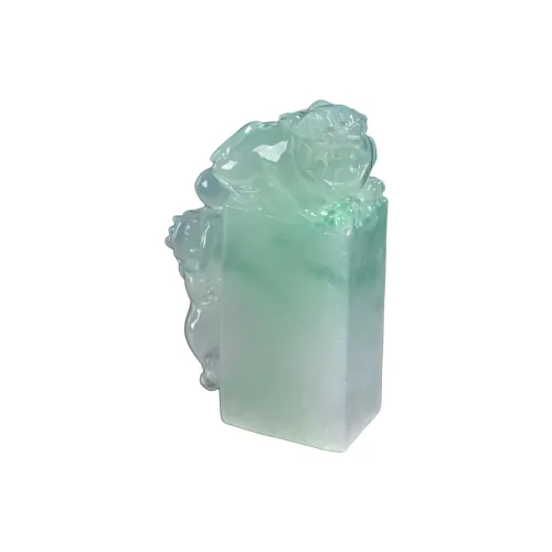 PUPAN Ice Glutinous Jadeite Seals Unisex