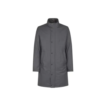 HERNO Buttoned High Neck Coat