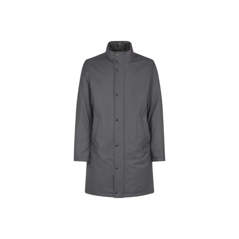 HERNO Buttoned High Neck Coat-0