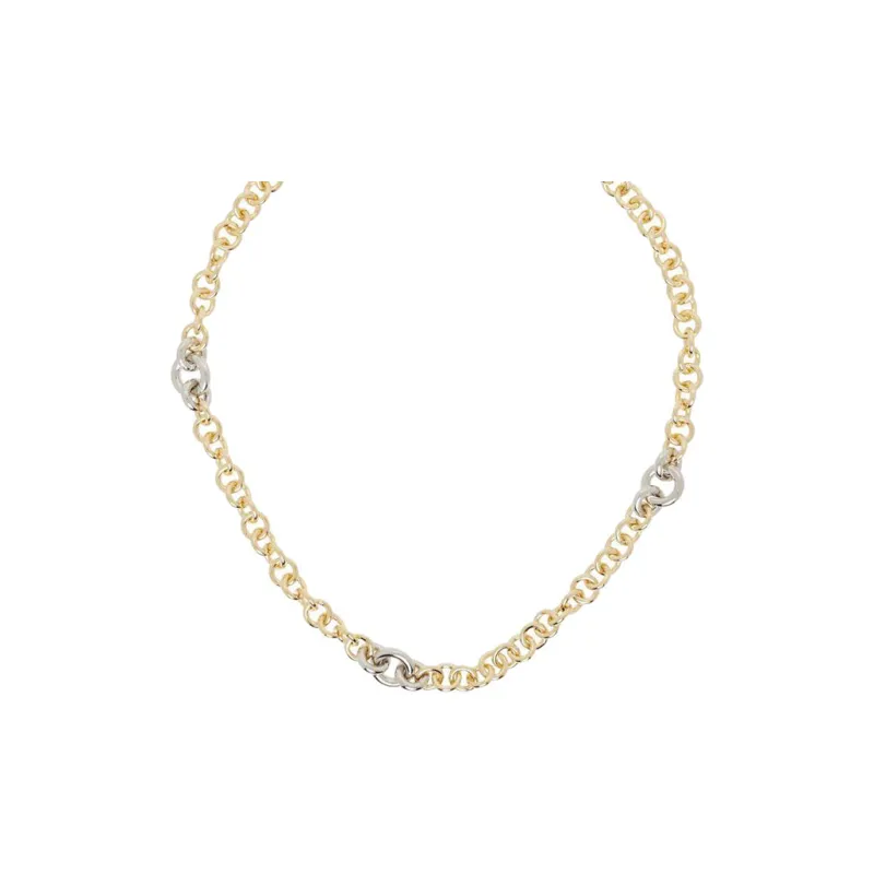 Laura Lombardi 14K Gold Plated Brass Necklaces Women's Gold-1
