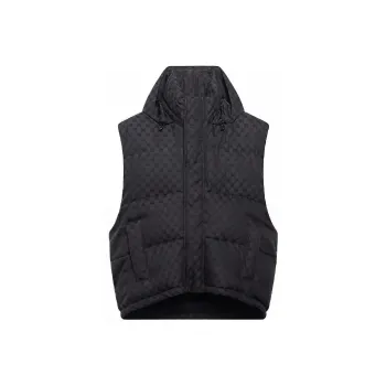 GUCCI X Balenciaga Women'ss The Hacker Project Hacker Cocoon Puffer Gilet Vest
