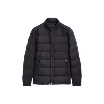 Massimo Dutti Down Jacket Men's Blue