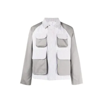 THOM BROWNE Pocket Detailed Striped Jacket