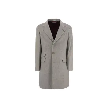 Brunello Cucinelli Single Breasted Long Sleeved Coat