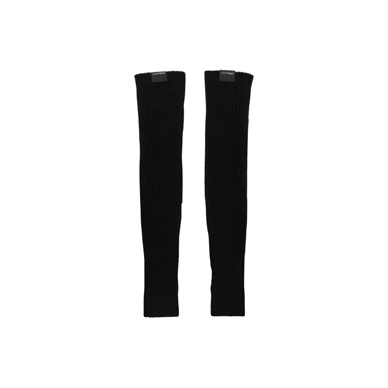 COURREGES Ribbed Long Mittens-0